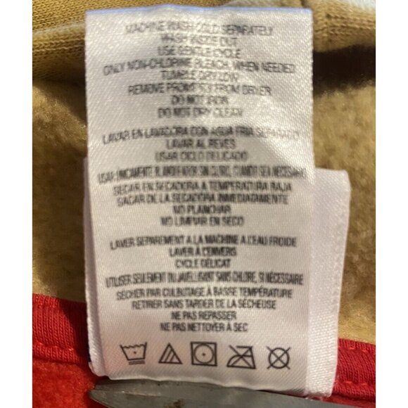 San Francisco 49ers Hoodie Sweatshirt Youth Medium Red NFL Team Apparel - Picture 11 of 12